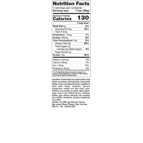 Protifit - Low Calorie Snack Bar For Healthy Diets, High Protein, 15G Protein, Low Carb, Low Sugar, Ideal Protein Compatible, 7 Servings Per Box (Remix Vanilla-Choco) #TOP1