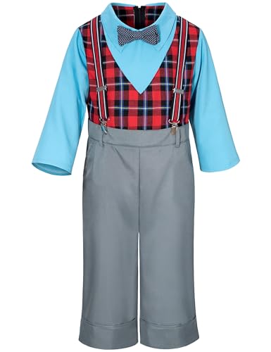 Disfraz completo de hombre viejo para niños 4-5 años miniatura 3