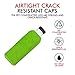 Juice Bottles with Caps for Juicing & Smoothies, Reusable Clear Empty Plastic Bottles with Caps, 16 Ounce Drink Containers for Mini Fridge, Juicer Shots, Small Water Bottles Bulk 16 oz (35 Pack)
