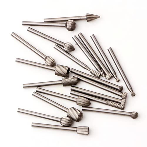 Voarge 20 Pcs Set di Punte da Trapano per Intaglio...
