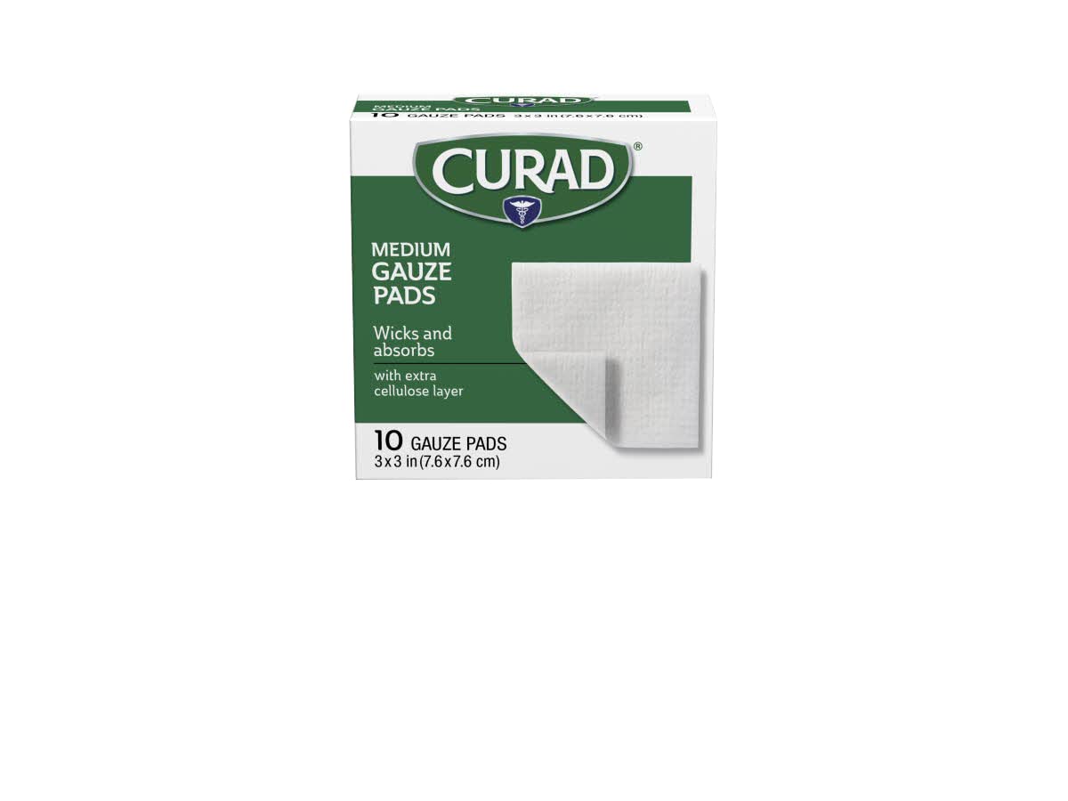 Curad Non-Woven Pro-Gauze, 2" x 2", 10 Count, Pack of 6 — Amazon image 11