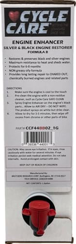Cycle Care Formulas CCF44BB02_1G Formula B Black/Silver Engine Enhancer - 1gal.