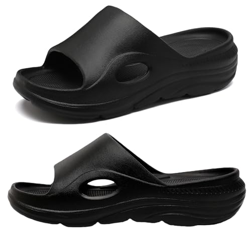 Cloud slides sandals for women men,womens Recovery slides EVA Anti-Slip shower shoes,Open Toe Garden Shoes,Mens Sandals slippers Indoor and Outdoor Size3