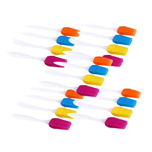 PRETYZOOM Silicone Brush Set Baking Bbq Basting Brush Cooking Utensils Pastry Tools Kitchen Baking Kit Random Color