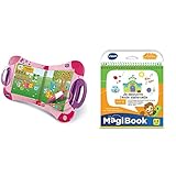 produit 1: Version française VTech - MagiBook Starter Pack Rose, Livre Interactif Enfant – Version FR & MagiBook, 480805 - Version FR