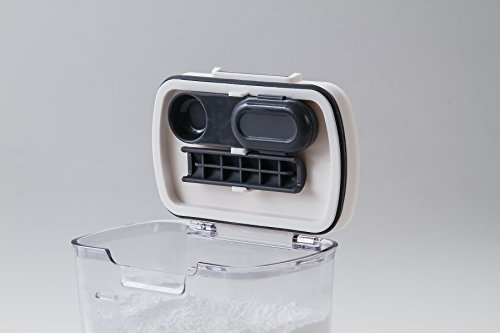 ProKeeper 1 Quart Airtight Powdered Sugar Storage Container – Grey, BPA-Free Plastic