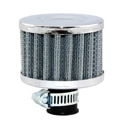 Filtre à air de moto 12mm argent haute filtration des poussières
