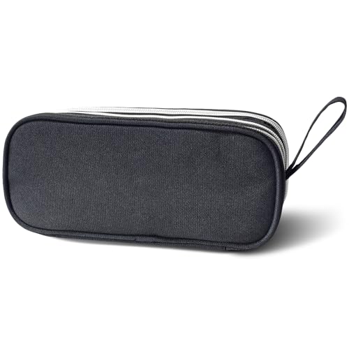 Image of Big Capacity Pencil Pen Case Office College School Organizer - Black