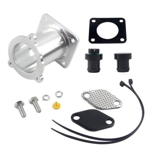 FortuneGlobe Kit di rimozione della valvola Egr per M47N2 M57N2 motori diesel,E87 E90 E91 E92 E93 E60 E61 E83 E70 per Kit Elimina Egr, Sostituisce i riferimenti tecnici 11717804381 e 11717792077