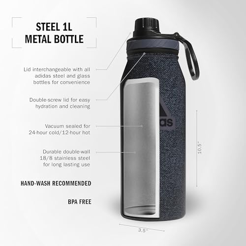 Image of adidas Metal Water Bottle 1L