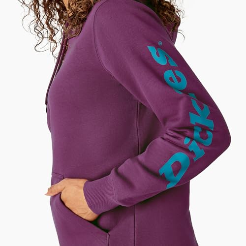 Image of Dickies womens Heavyweight Logo Sleeve Pullover