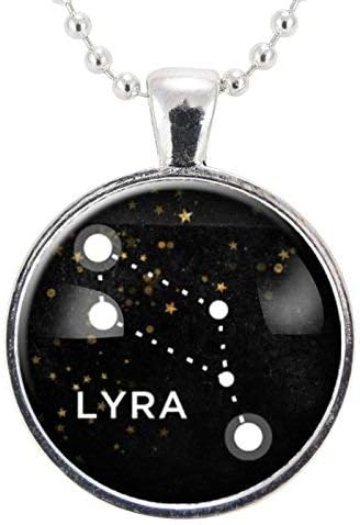 CellsDividingLyra Star Constellations Necklace, Science Jewelry, Homemade Astrology Pendant Necklace