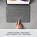 Logitech Folio Touch iPad Keyboard Case with Trackpad and Smart Connector for iPad Air (4th Gen) – Graphite