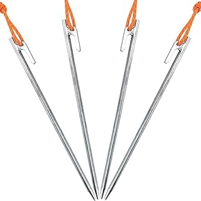 Amazon.co.jp: ペグ・ステーク - テントアクセサリ: スポーツ