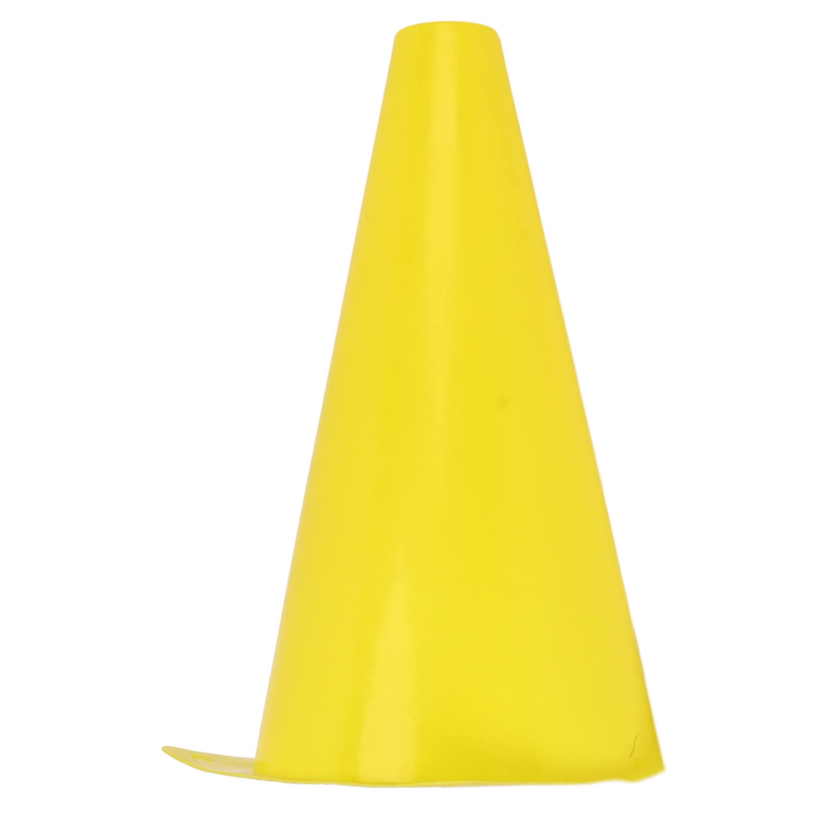 10 Sztuk Zestaw Szyszek Piłkarskich 23cm Boisko Sportowe Znaczniki Stożkowe Treningowe Stożki Drogowe Bariera żółta do Deskorolek Piłkarskich