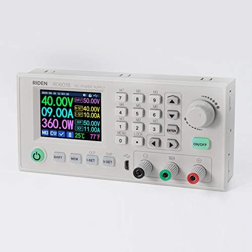 RD RD6018W 60V 18A Communication Version DC DC Voltage Current Adjustable Step Down Power Supply Buck Converter Voltmeter(RD6018W)