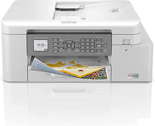 Brother MFC-J4335DW INKvestment Tank All-in-One Printer with Duplex and Wireless Printing Plus Up to 1-Year of Ink in-Box (Renewed Premium), White