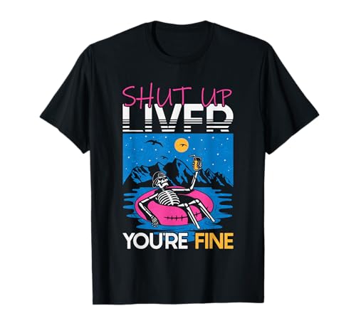 Flotteur amusant Shut Up Foie Beach River Tuba T-Shirt