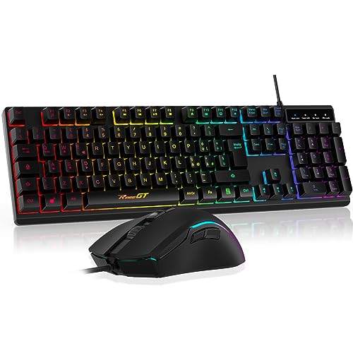 Teclados y Ratones Gaming Baratos Blacos Marca RaceGT