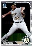 2019 Bowman Chrome #78 Blake Treinen Oakland Athletics Baseball Card