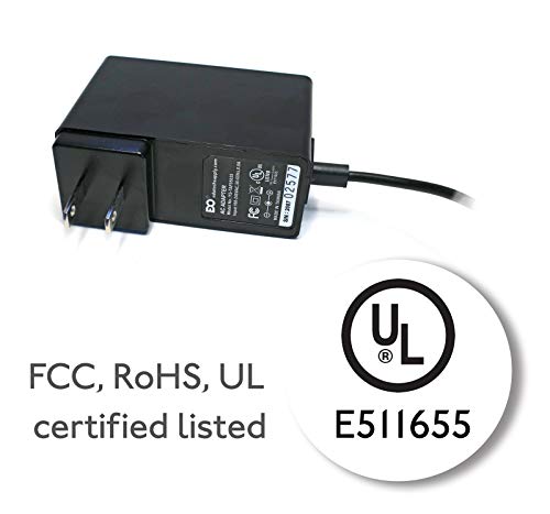 Edo Tech 5V 3A Rapid Wall Charger Ac Adapter Cord For Rca Galileo Pro 11.5" Maven Pro 11.6" Voyager 7 7" Viking Pro Ii Iii 10.1" Cambio Atlas 10 Tablet Laptop (6-1/2' Long Cord) #TOP1
