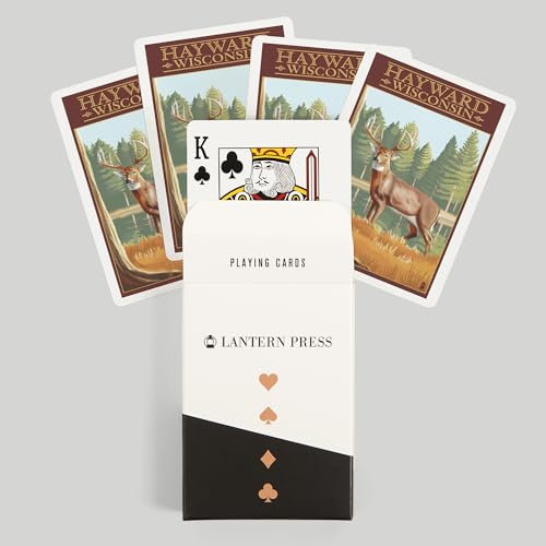 Baraja de Poker Lantern Press 52 Cartas miniatura 6