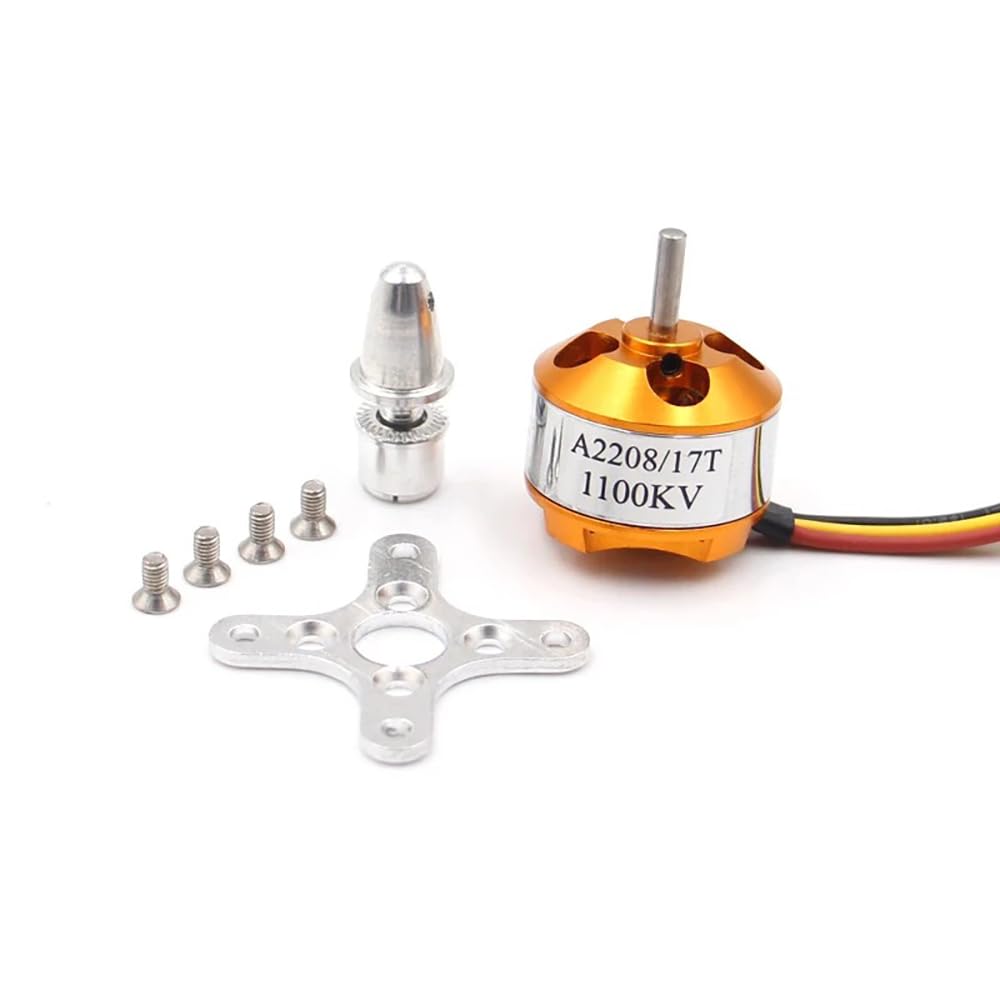 SPARKHOBBY XXD A2208 2208 1100KV 1400KV 1800KV 2600KV Brushless Motor 2~3S Lipo 3.17mm Shaft Diameter Suitbule for Fixed Wing Traversing Drones (A2208