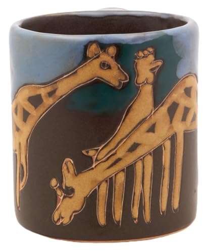 Mug de cerámica con diseño de jirafas 16 oz miniatura 4