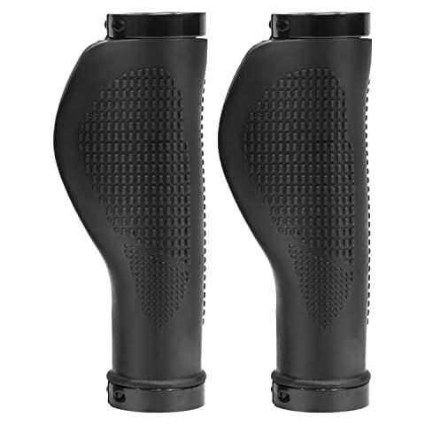 Himiway Bicycle Handlebar Grips, Dual Lock on Bike Handle Grips, Comfortable Rubber Antislip Replacement Handle Grip for Mountain, BMX, MTB, Beach Cruiser, Scooter, Folding Bike,City Commuter Bikes Cover