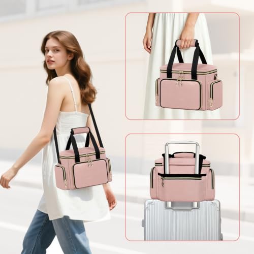 Image of GDNasist Large Makeup Bag, Portable Travel Makeup Bag Organizer