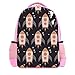 Zaino Borsa Scuola Unisex Viaggio Escursionismo Daypack Pratico Pieghevole Impermeabile Campeggio All'aperto Zaini Universo Pianeti Astronave, Universe astronave modello razzi,