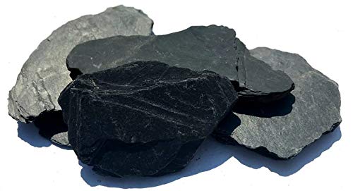 Decorative Grey Slate Chippings Aquarium Fish Tank Decoration Home Garden 2kg