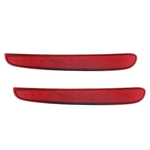 N-BOX LED リフレクター 新型 NBOX カスタム JF3/JF4 H29.8~ 専用 車検対応 純正反射機能付き スモール ブレーキ連動 テールランプ 明るい 追突防止 純正交換 取付簡単 ホンダ 新型 N-BOX カスタム車のみ対応 カーパーツ レッドカバー 2個セット