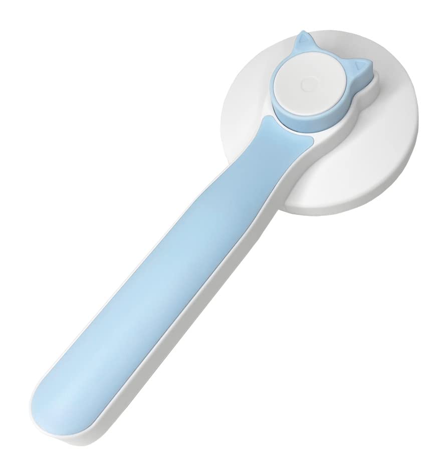 Cat Ear Design Push Button De-shedding Brush for Dogs and Ca