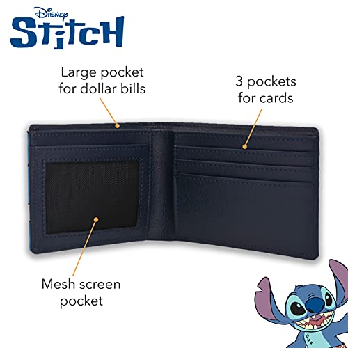Disney's Stitch Bifold Wallet in a Decorative Tin Case4