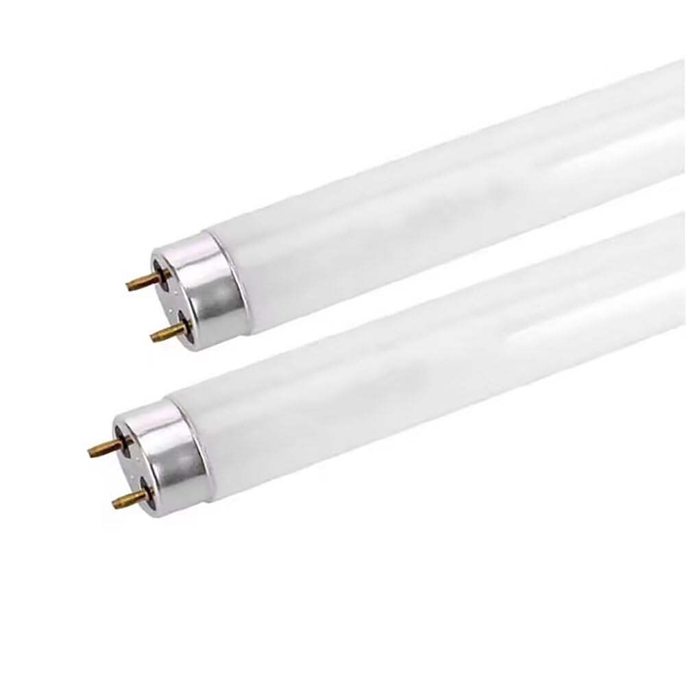 2 Pack T8 Fluorescent Tube 600mm 18W, G13 Base, Cool White 6500K, Low Energy Consumption Tube Light, Emergency Energy Saving Light for Kitchen, Bathroom, Cabinet, Garage