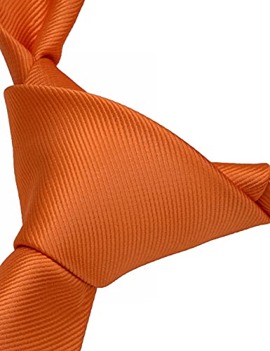 Image of GUSLESON 3.15 inch(8cm) Solid Color Necktie and Pocket Square Cufflinks Sets For Men + Gift Box