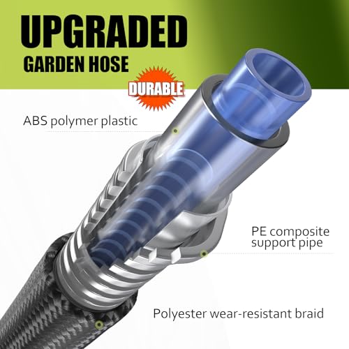 Relxitl Garden Hose, Ultra Lightweight Water Hose 50FT