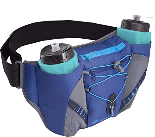 RaidLight - Cinturón unisex Activ Dual 600, color azul oscuro, gris, talla única