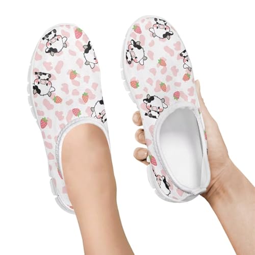 Cute Axolotl Girls Casual Shoes Kids Breathable Mesh Sneakers Slip on Walking Shoe for Travel Play School SizeUS 11-152