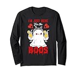 Photo Gallery i m just here for the boos ghost wine men women halloween maglia a manica Photo Gallery i m just here for the boos ghost wine men women halloween maglia a manica