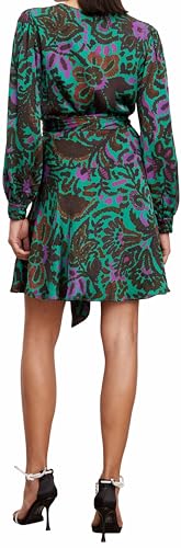 Velvet by Graham & Spencer Women's Bridget Amazon Printed Satin Dress3