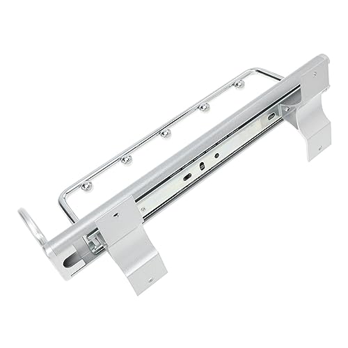 KOMBIUDA Telescopic Hanger Heavy Duty Hangers for Clothes Wardrobe Clothes Rack Retractable Clothes Rack Retractable Closet Rod Clothes Rack Heavy Duty Coat Hangers Silver Aluminum Alloy