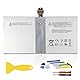 ANTIEE G3HTA027H DYNR01 38.2Wh Akku Kompatibel mit Microsoft Surface Pro 4 1724 12.3 inch Series Tablet G3HTA026H 7.5V 5087mAh with Tools