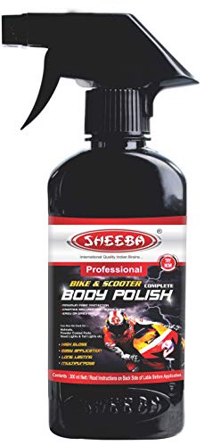 Motul Combo of C2 Chain Lube (150 ml) and C1 Chain Clean for All Bikes (150 ml) + Sheeba Bike & Scooter Complete Body Polish (200 ml)