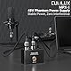 Cubilux MPX-1 48V Phantomstromversorgung mit USB C Kabel tragbare Aluminium Stromversorgung mit XLR EIN und Ausgang sowie 1/4 Zoll Arri Befestigung für Kondensatormikrofone