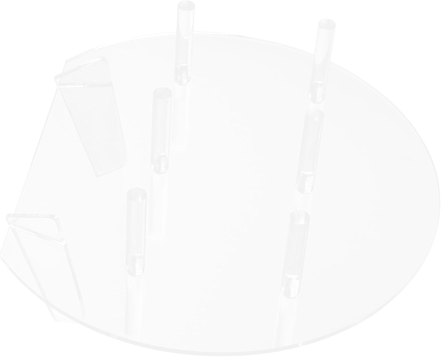 Doughnut Display Rack Acrylic Dessert Display Stand 6-tier Snack Holder for Wedding Party Birthday Treat Presentation