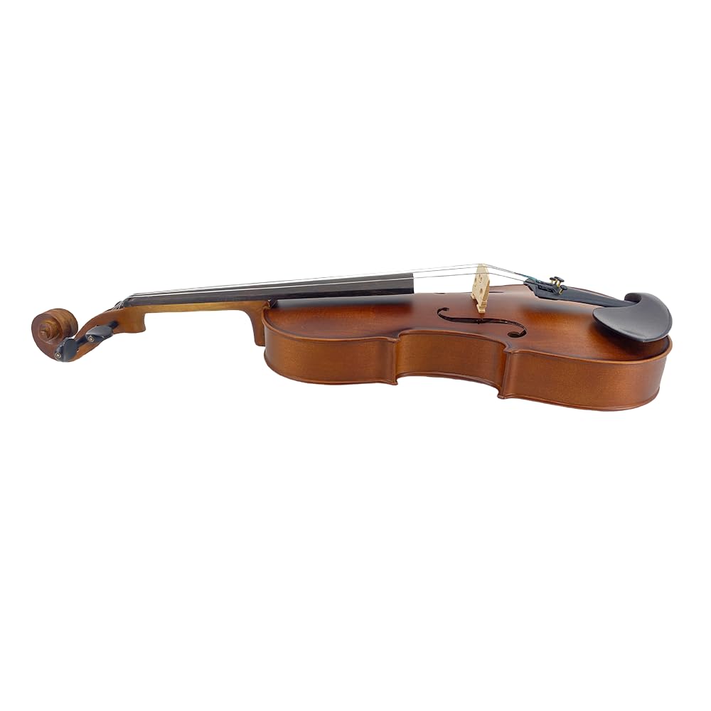 Yinfente Alto acoustique à 4 cordes de 39,4 cm pour étudiants, débutants, instrument d'alto complet professionnel fabriqué à la main avec étui, archet du Brésil, chiffon de nettoyage, chevalet, cordes
