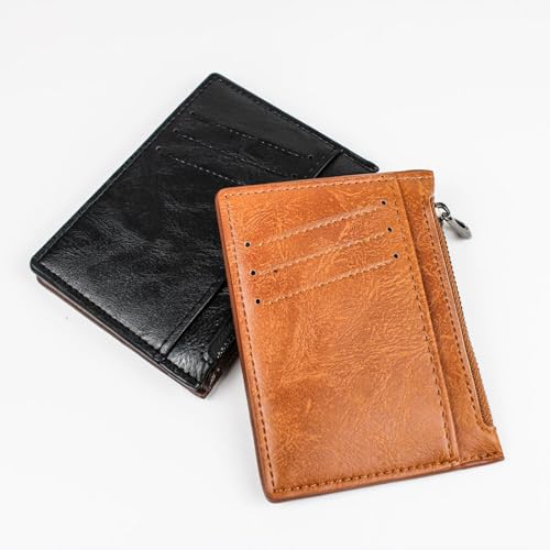 1pcs Ultra Thin Coin Wallet Travel Wallet Wallets for Women 2023 Small Fossil Wallet Women Small Black Wallet Woman Slim Credit Card Holder Card Carrier. (brown)4