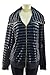 Calvin Klein Women's Mixed Striped Funnel-Neck Jacket